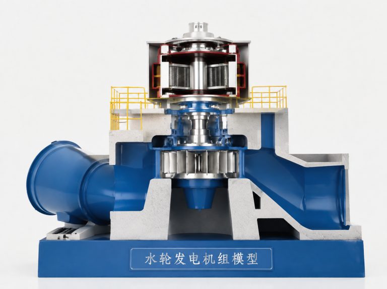 南阳水轮发电机组剖视模型